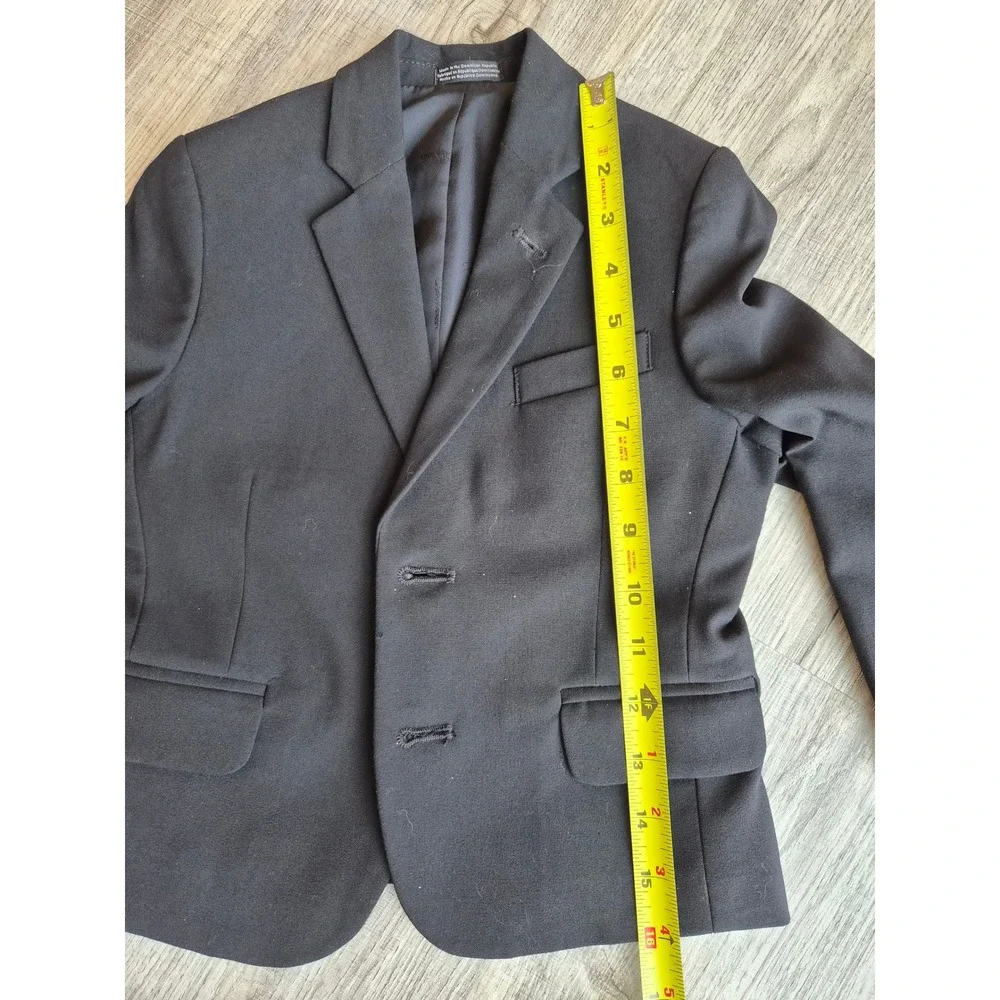 Calvin Klein Kids Boys Black 2 Piece Suit Set Blazer and Pants Size 4 Formal